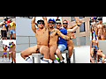Stripping naked fun on the roof with Layton Charles, Jesse Carter and Sam Sivahn