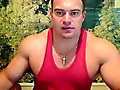 MuscularGuy's Webcam Show Sep 9 part 1/2