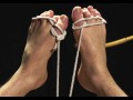Rex - Muscle boy's cock tied, feet caned