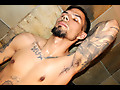 Tatted Stud in the Shower