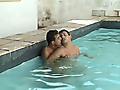 ManSurfer Hot Interracial Pool Sex