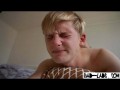 Gus - Blond Cutie Tries Not To Cry During Painful Spanking