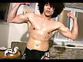 Estevan Diaz - Nude Muscle Flexing and Pissing