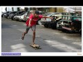Enzo, a proud Latino skateboarder with a hard cock releasing his load