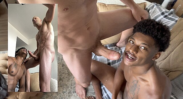 Morning Oral- Ty Santana Swallows Big C & Blows a Huge Load - Gay Porn - The Big C Men