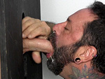 ManSurfer Straight dad gets deep-throated and sucked dry at a gloryhole