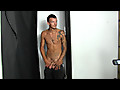 Thin, tattooed 20 y.o. shoots his load in another guy's mouth at a gloryhole