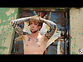 Young Tattooed Emo Punk Sucks His Own Cock