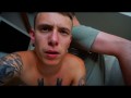 Aaron - Tattooed Twink Sucks Daddy After 1st Spank