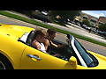 Gay craziness in a sports car
